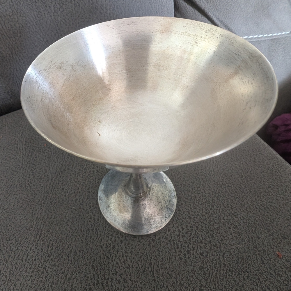 Set Of 2 ,Elegant Silver Plated Goblet